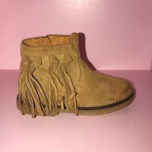 Toddler size 6 Zara Tan Suede Ankle Boot